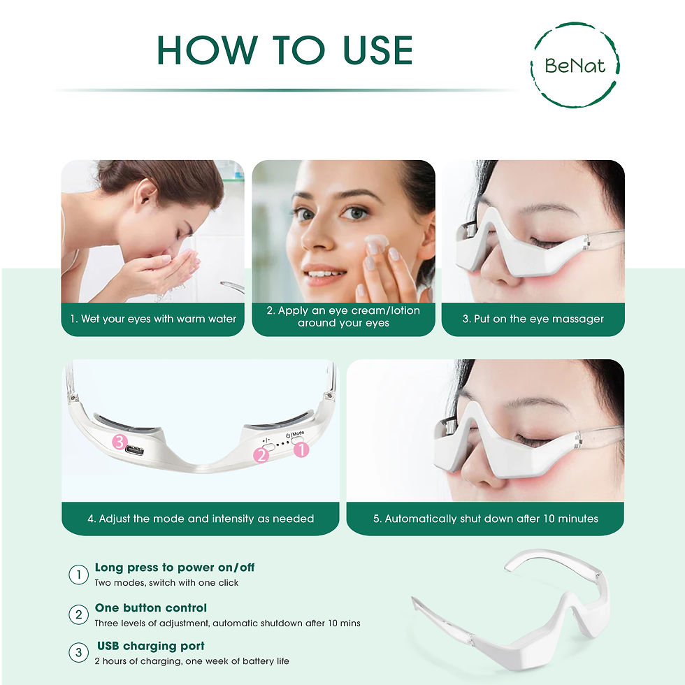Thumbnail: Under-Eye Red Light Therapy Skin Rejuvenation and Relaxation Massager