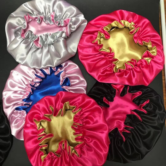Thumbnail: Large Satin Reversable Womens Bonnet