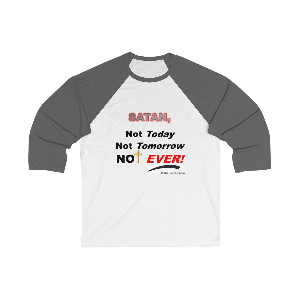 Not Ever Unisex 3/4 Sleeve Baseball Tee