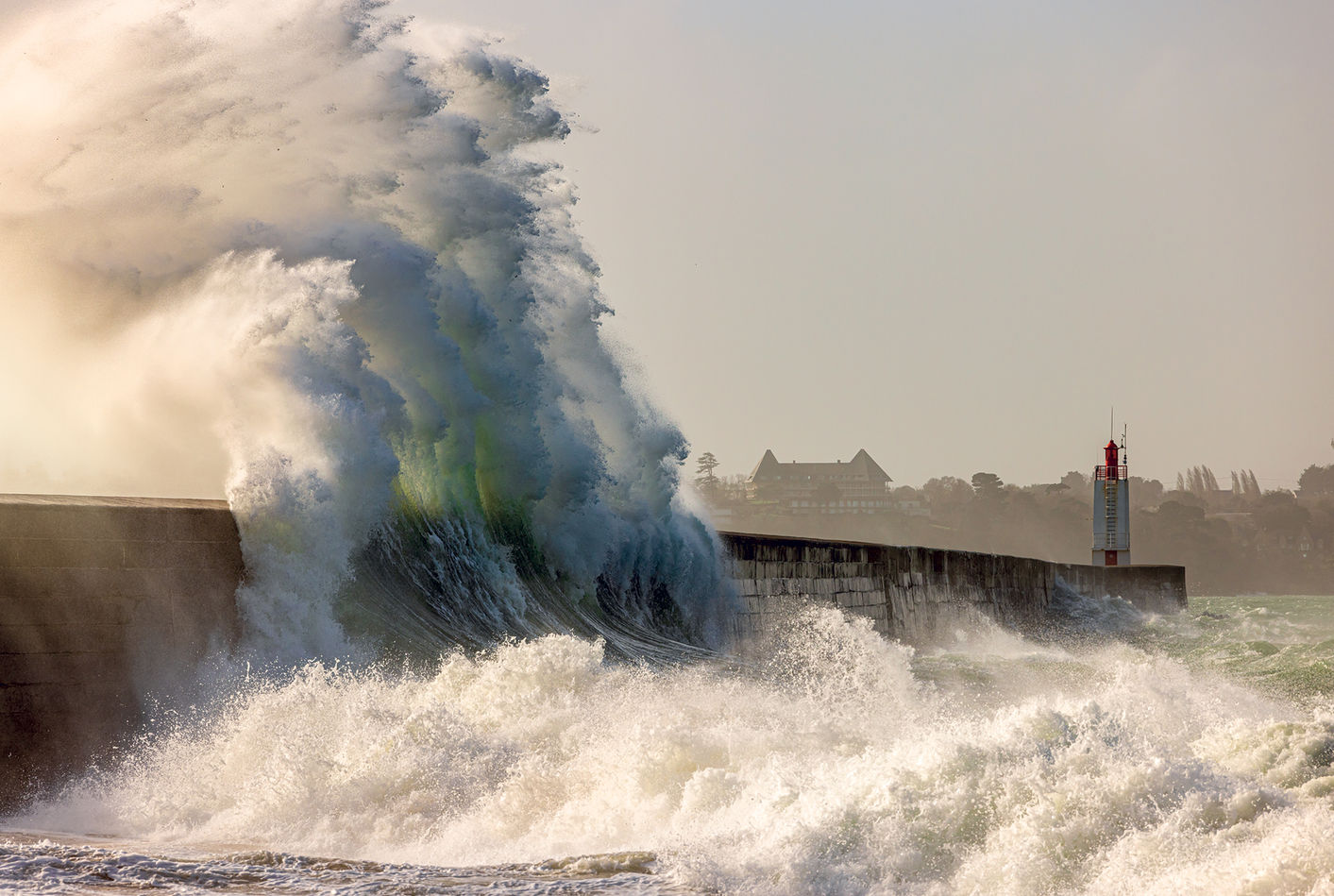 Tempête Franklin le 21 février 2022 à Saint-Malo