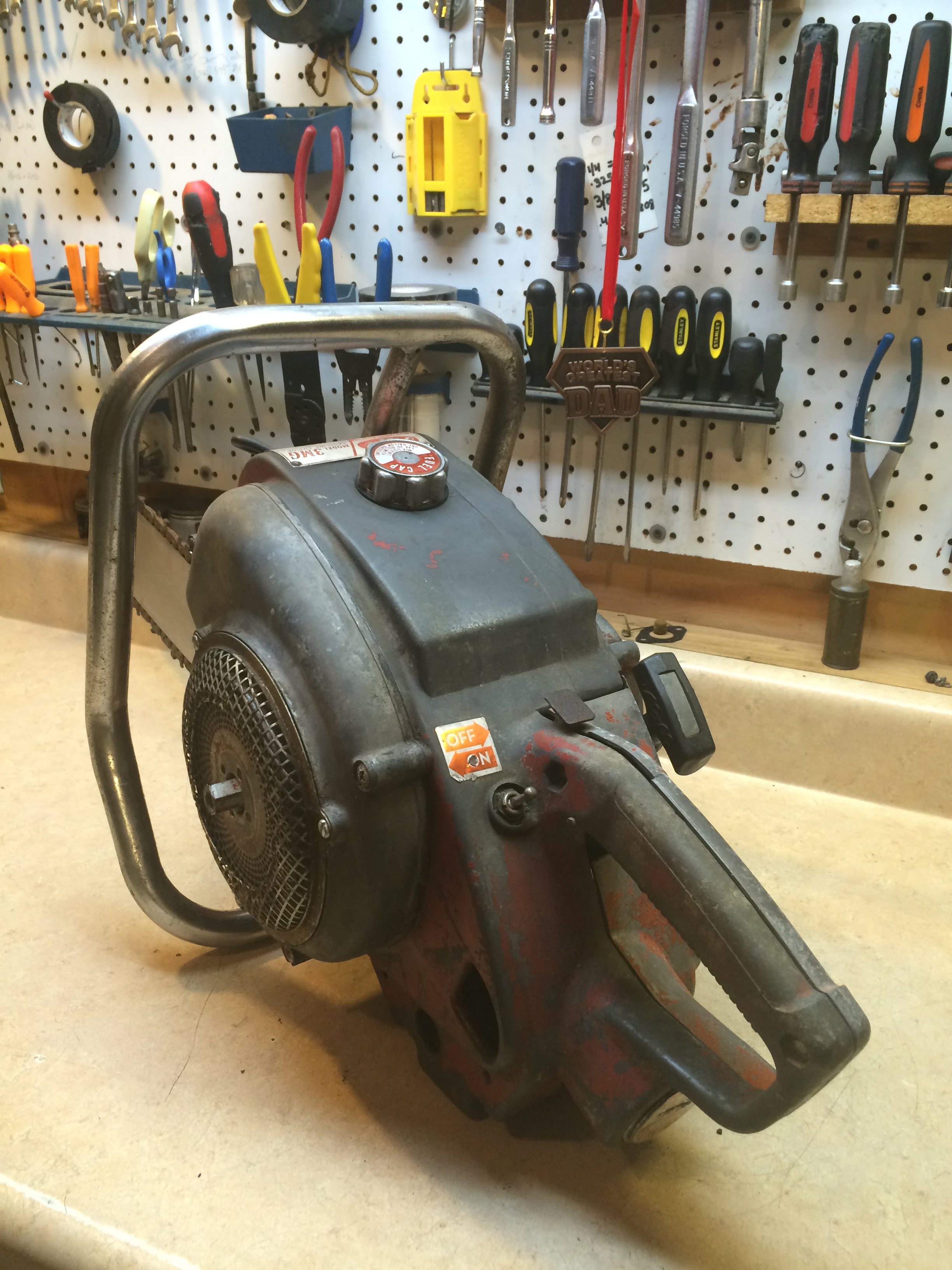 rare Mall 3MG chainsaw, chain saw