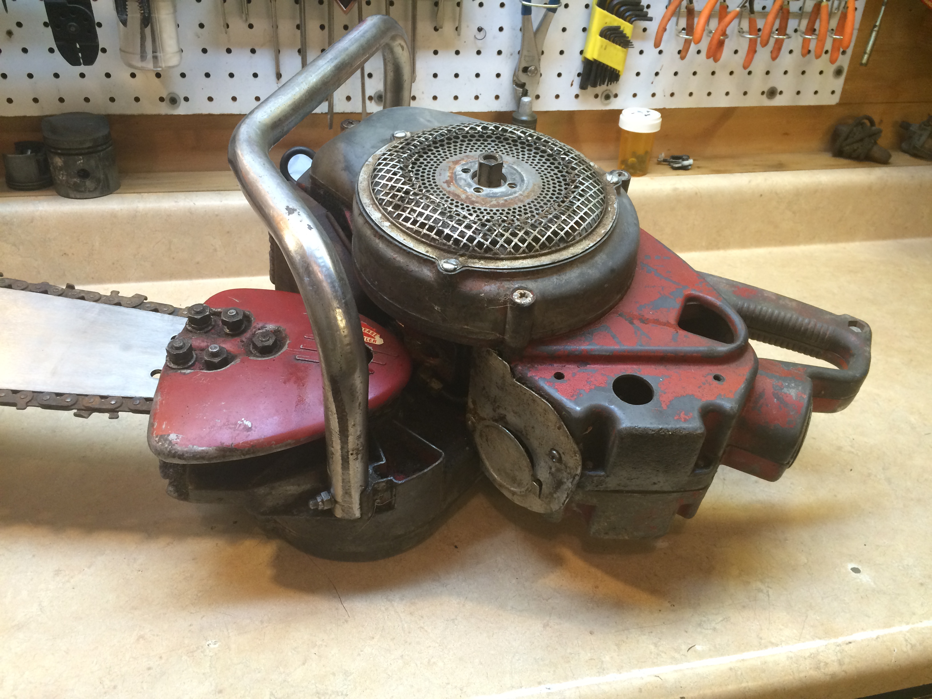 rare Mall 3MG chainsaw, chain saw