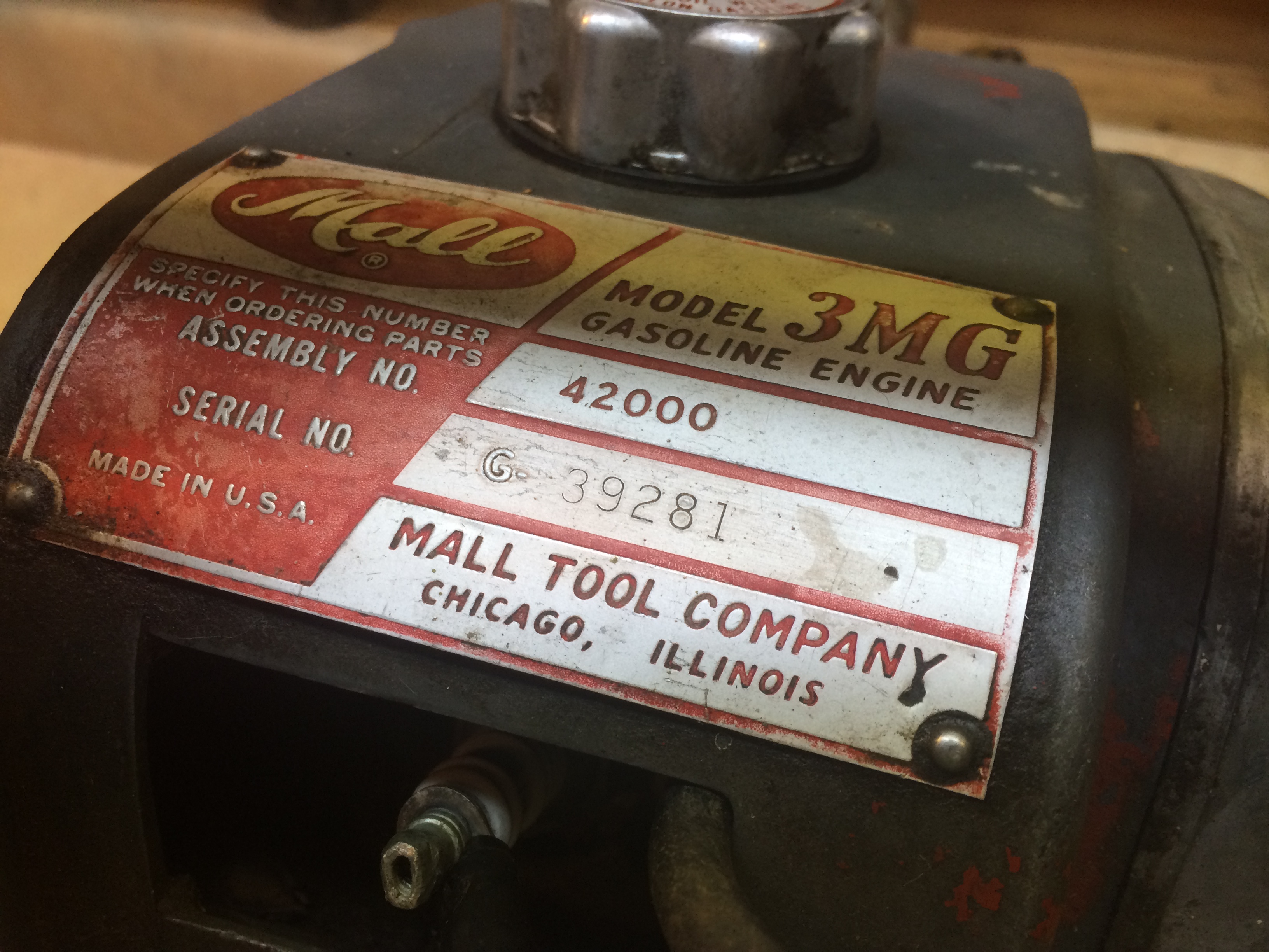 rare Mall 3MG chainsaw, chain saw