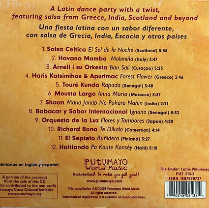 Salsa around the world back cover