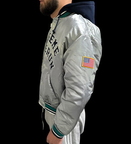 Supreme Homerun Satin Hooded Varsity Jk ジャケット・アウター