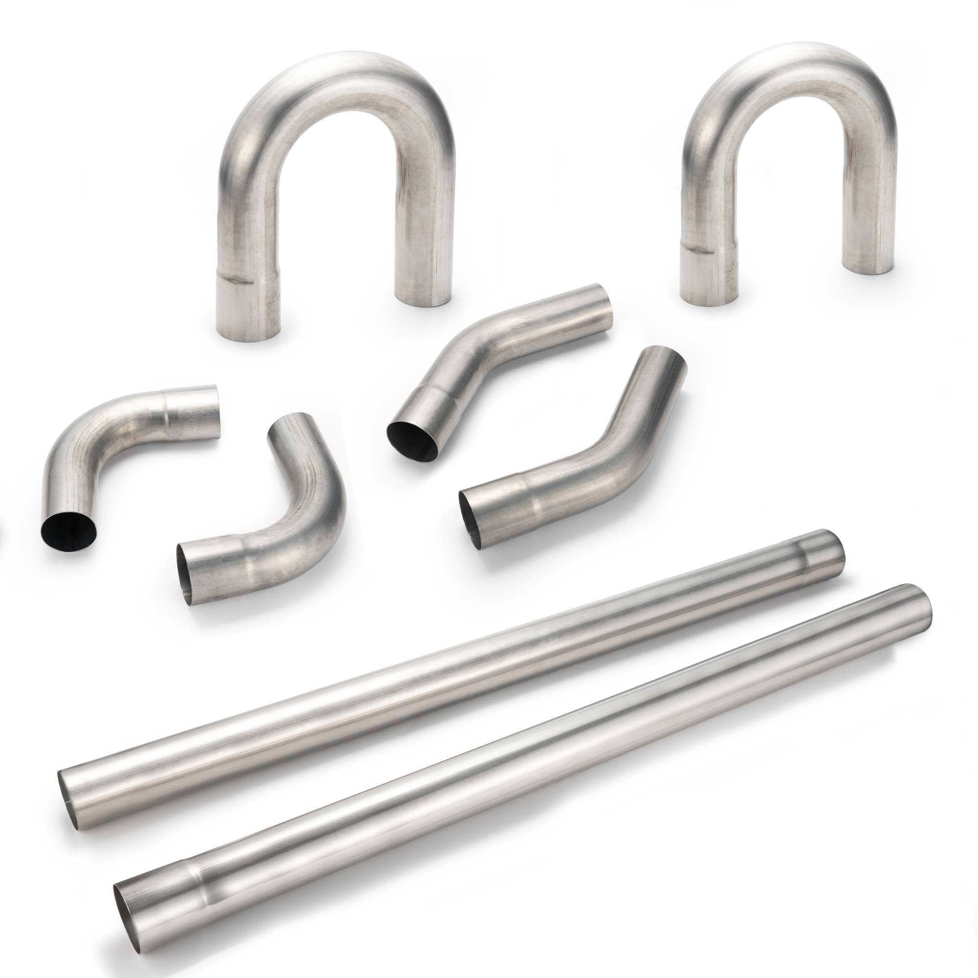 thumbnail image 2 of Maxport 3" OD Stainless Steel Exhaust Pipe Kit - Mandrel Straight & Bend Sections, Universal 2 of 6