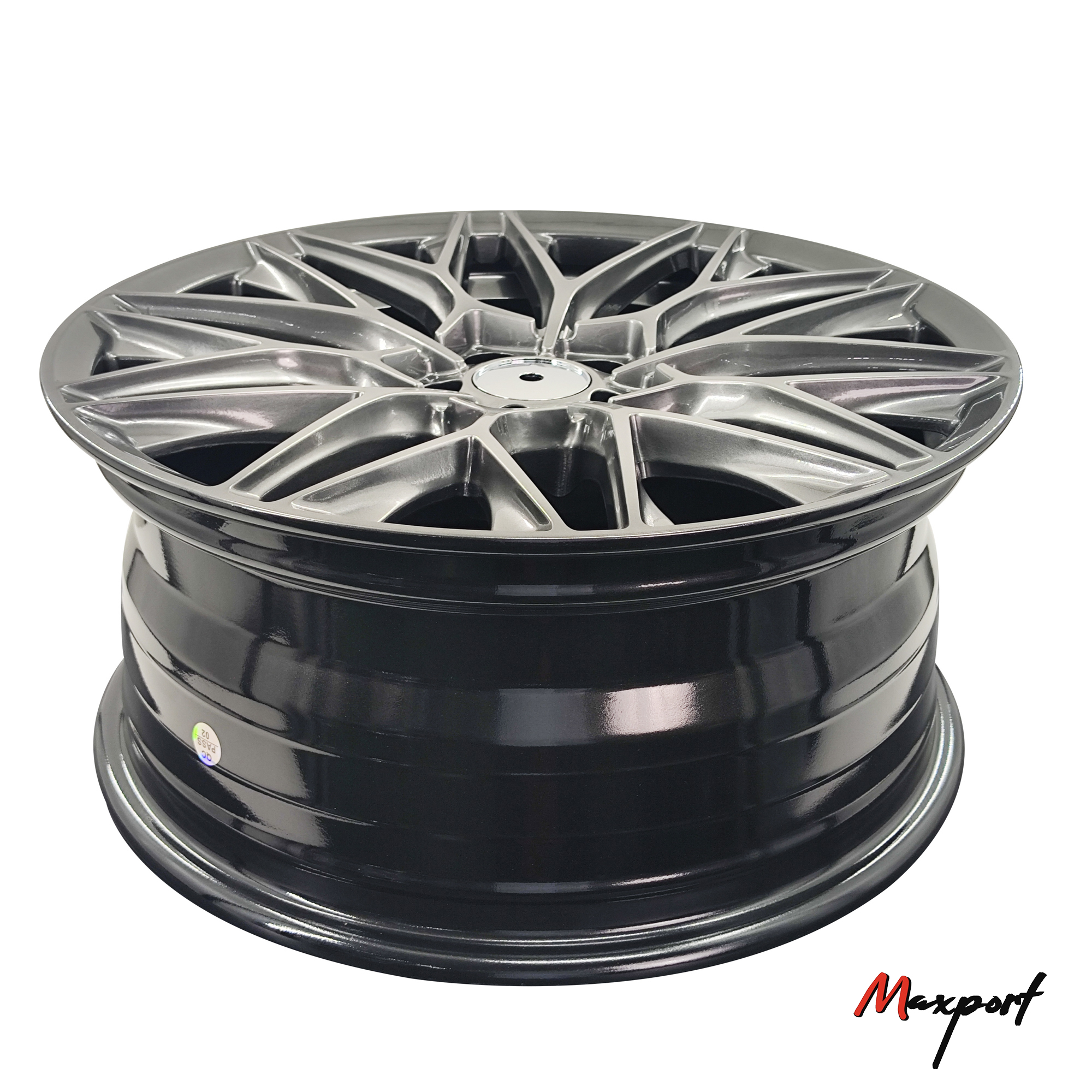 17X 7.5 Inch Hyper Black Alloy Wheels Rim 5x100 Wheel 5 Lug ET 35