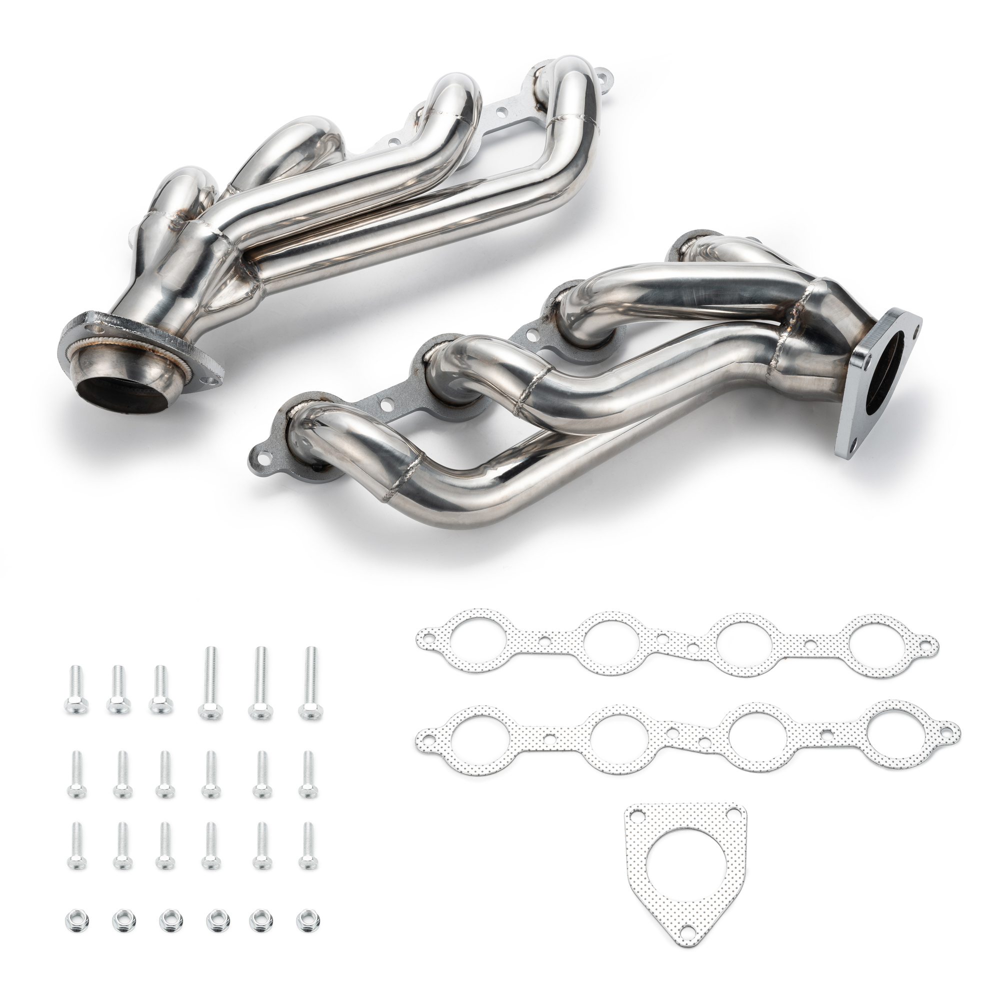Exhaust Header for 00-01 GMC YUKON 4.8L 5.3L, 99-01 GMC SIERRA 1500 2500