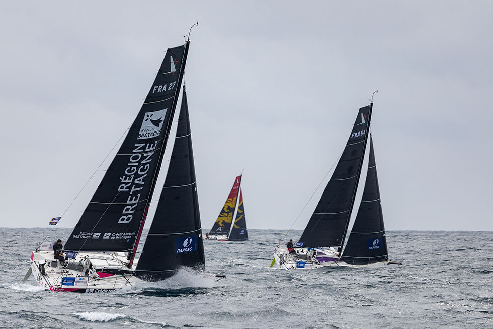 Les solitaires entrent dans leur course