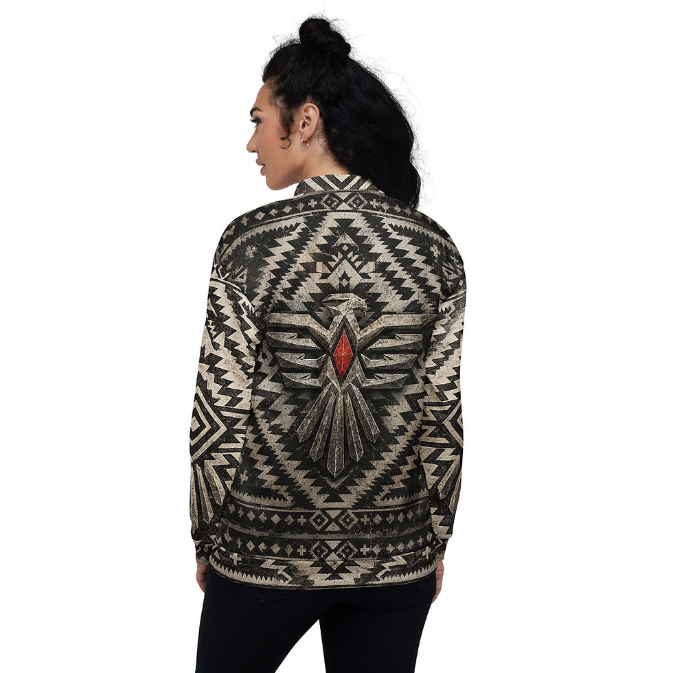 Thumbnail: Thunderbird Group logo Unisex Bomber Jacket
