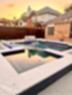 Custom pool construction in Katy and Houston Texas by CHR Builder