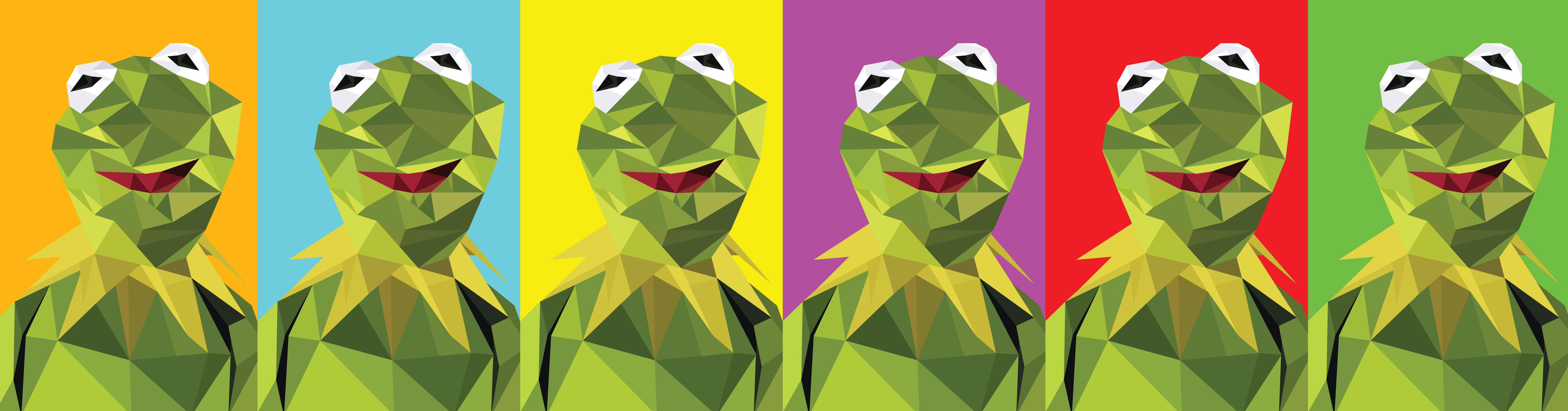 Pop art with Kermit