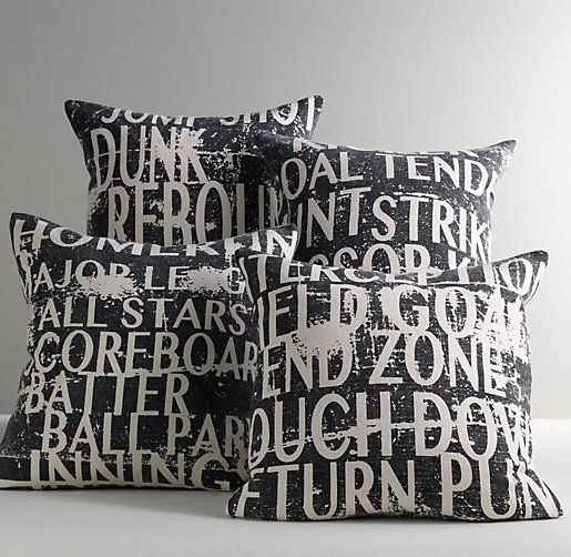Sports Talk Decorative Pillow Cover