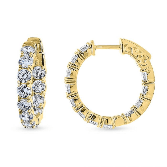 2mm CZ Hoops Small