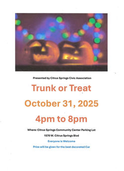 Trunk or Treat
