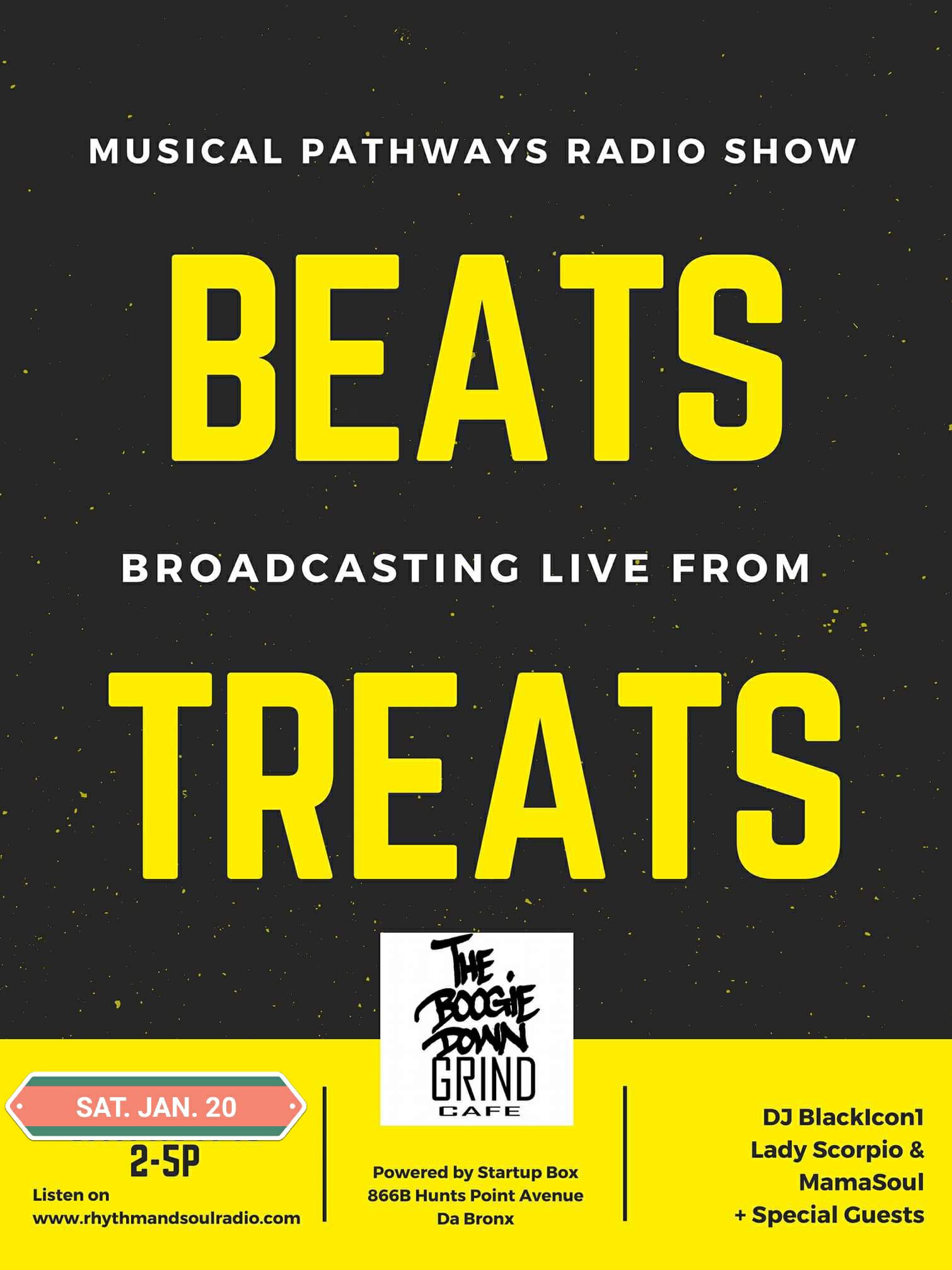 Musical Pathways Radio Show flyer