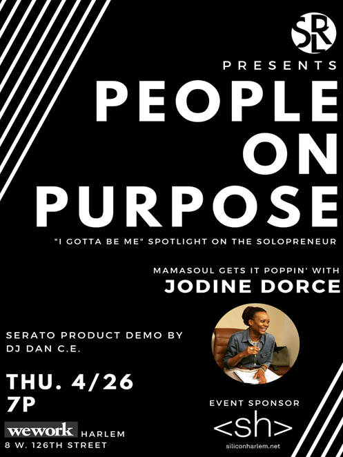 People On Purpose event flyer