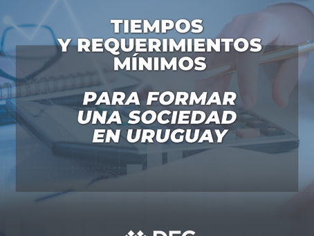 Sorprendete en cuanto tiempo puedes formar una sociedad comercial en Uy para tu negocio.