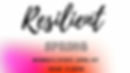 Resilient One Day Women's Spring Conference