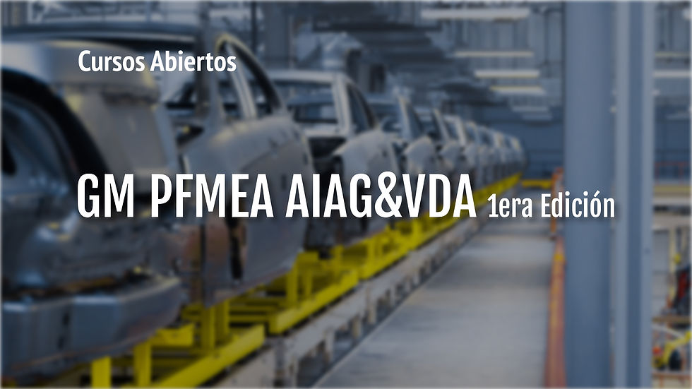 GM PFMEA | AIAG&VDA 1ra. Ed.