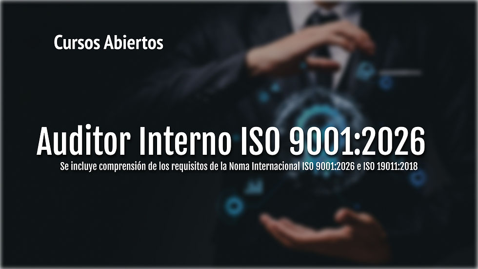 ISO 9001:2026 | Auditor interno