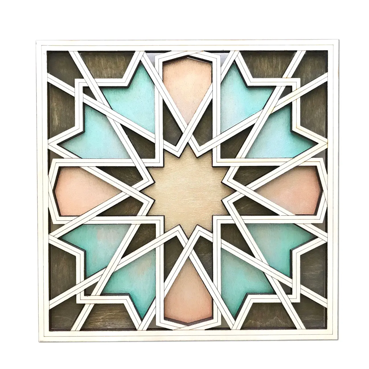 Bin Yousuf - Wooden Geometric Artwork