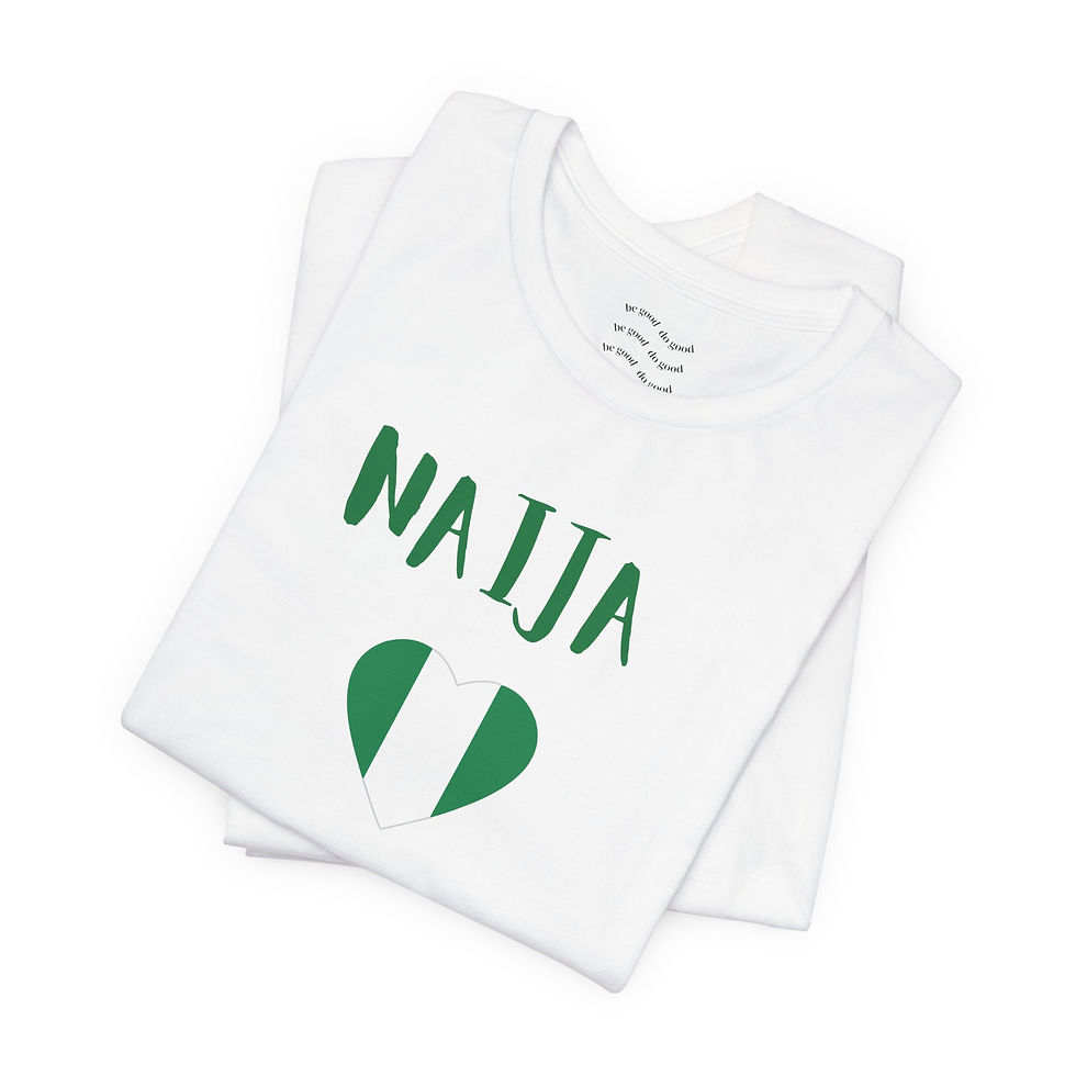 Thumbnail: Naija Heart T-Shirt – Nigerian Pride Tee (Resilient, Inspired, Powerful)