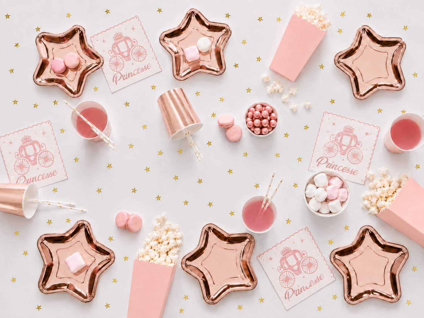Kit vaisselle princesse pour 6 enfants