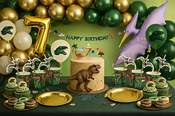 Thème dinosaure pour anniversaire d'enfant