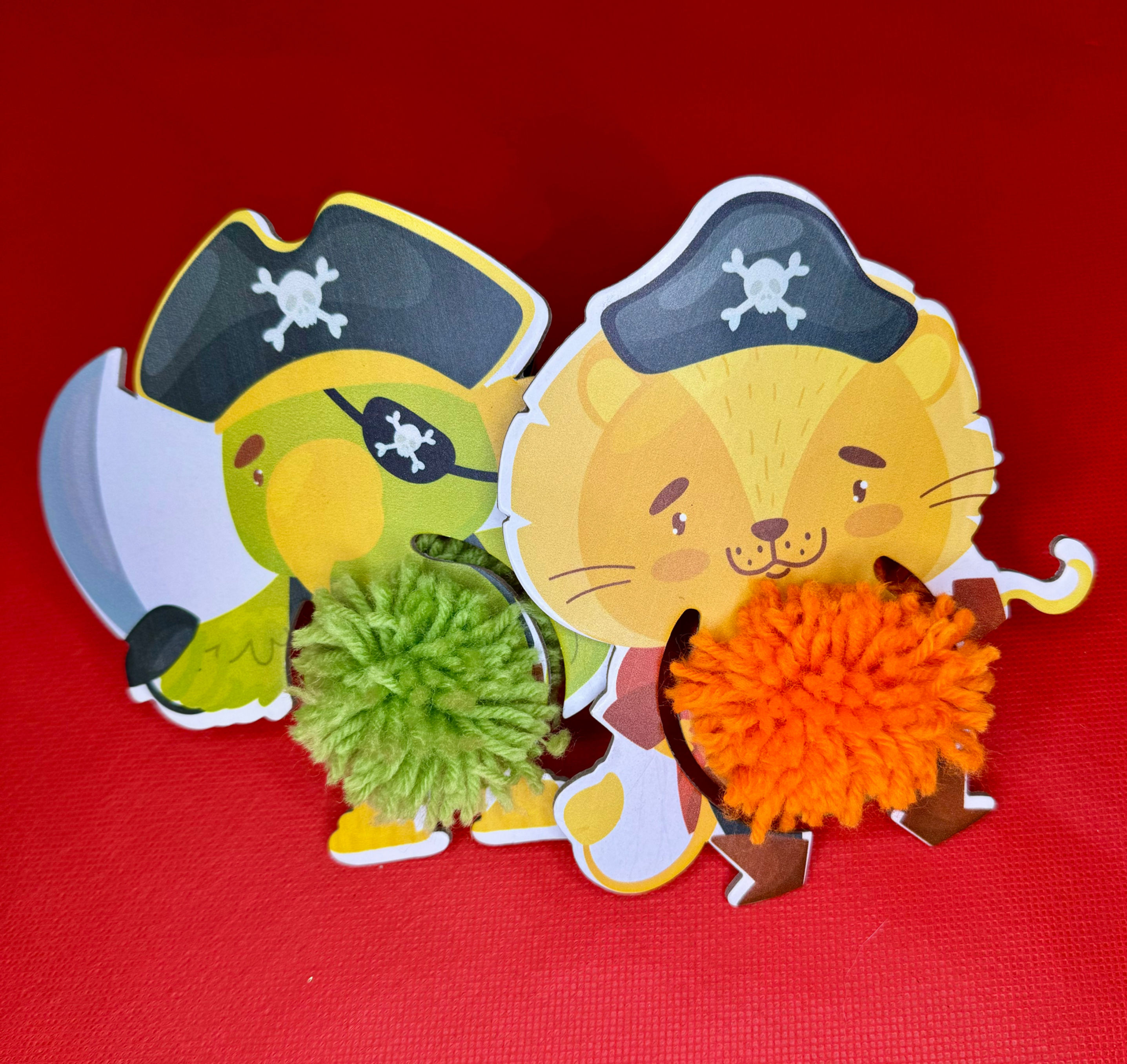 DIY Kit Pompons little pirate
