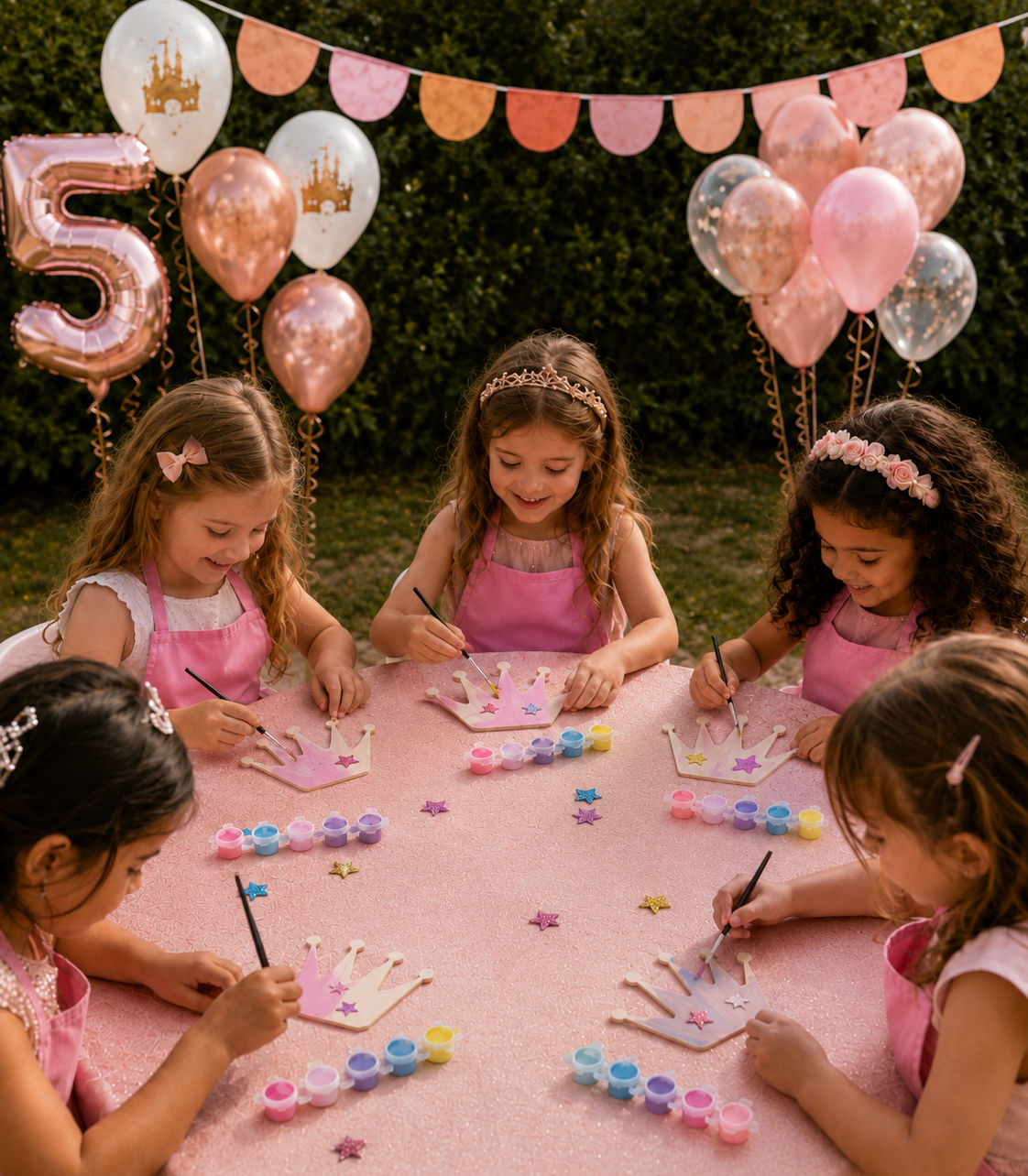 DIY couronne princesse à peindre | Activité manuelle  – tarif de base pour 3