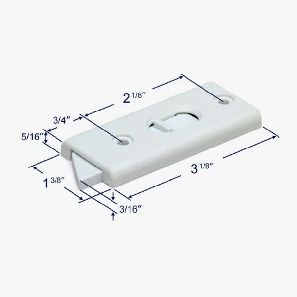 Product: Left Hand Tilt Latch, 2-1/8”