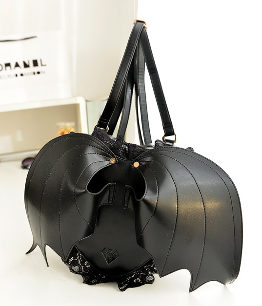 Thumbnail: Black Angel Bat Wing Backpack Bags