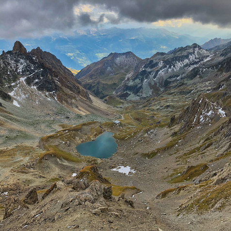 Au sommet de la pointe de Presset