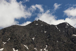 Le sommet sans neige