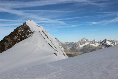 La fabuleuse traversée des arêtes du Lyskamm.