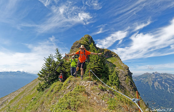 Arête dans les Bauges