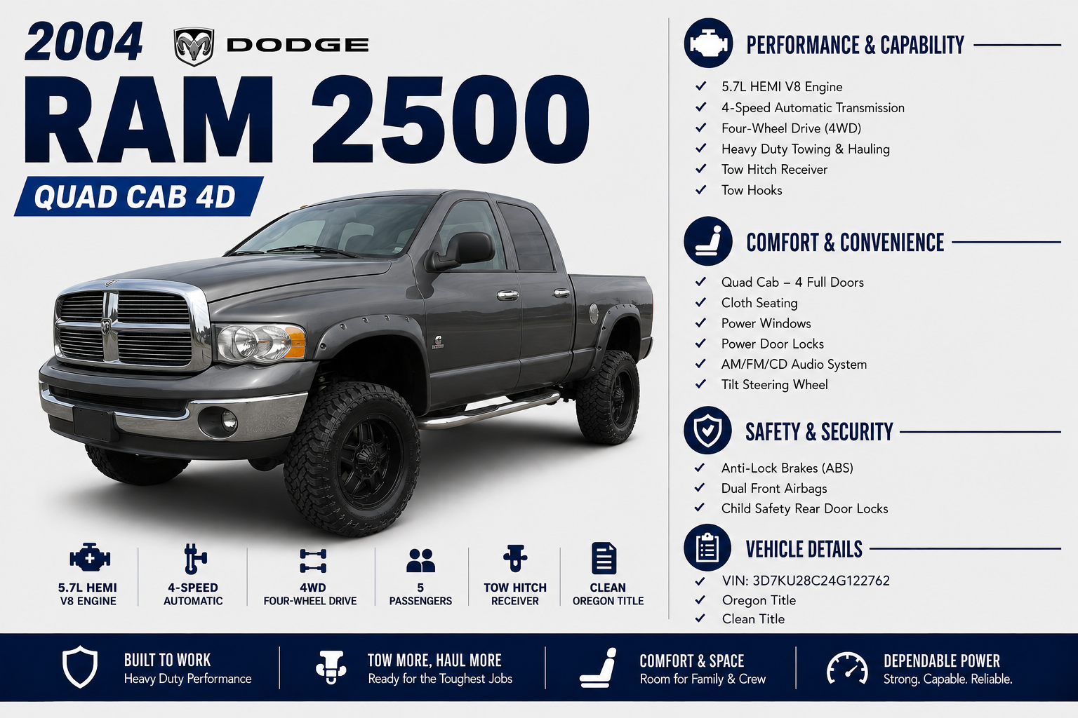 2004 Dodge Ram 2500 Pickup SLT - Photo 21