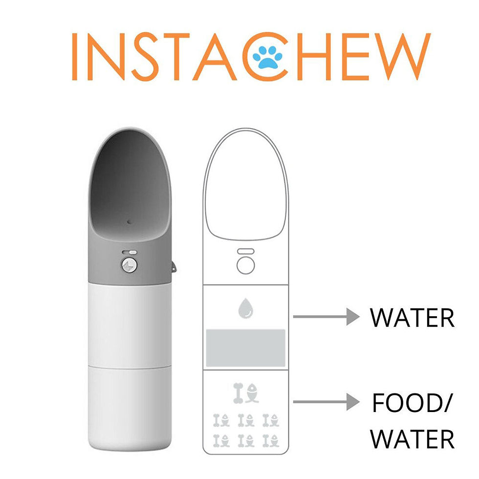Thumbnail: Portable dog water bottle for travel and outdoor walks