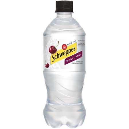 Schweppes Black Cherry Seltzer 20oz