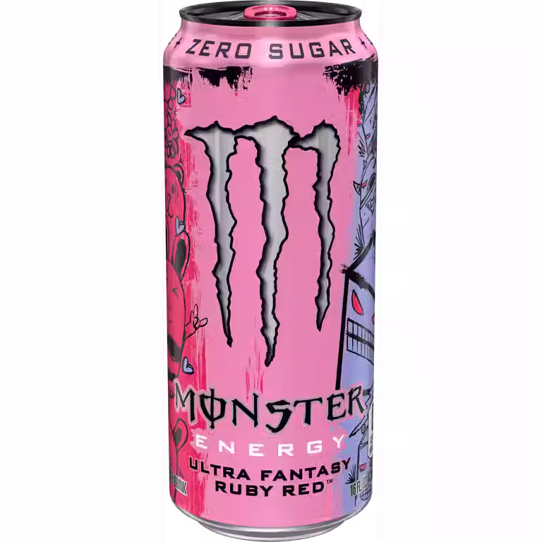 Monster Ultra Fantasy Ruby Red 16.9oz