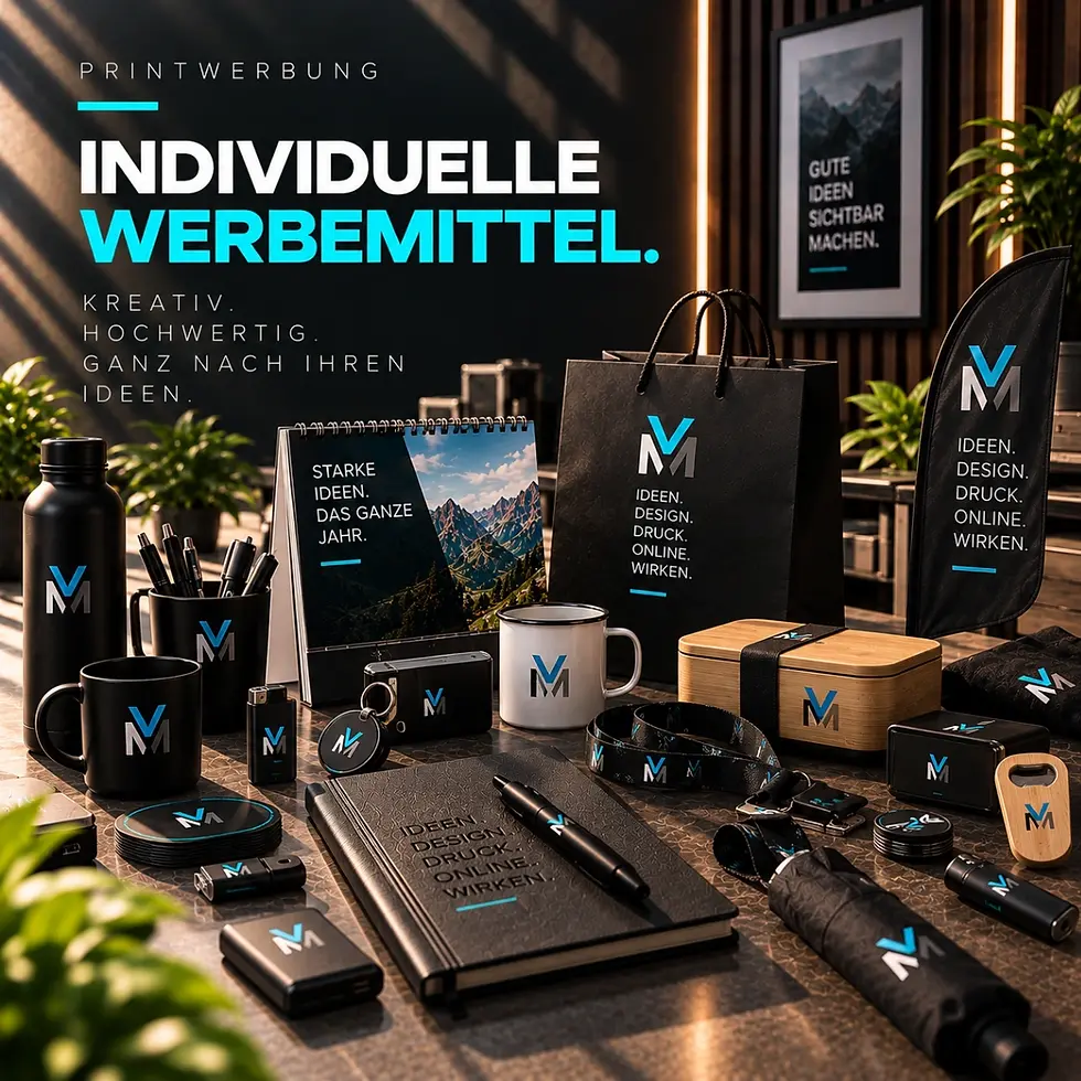 Individuelle Werbemittel und Werbeartikel mit Firmenlogo – kreative Werbeprodukte und personalisierte Unternehmenswerbung von Content Creations in Lorsch