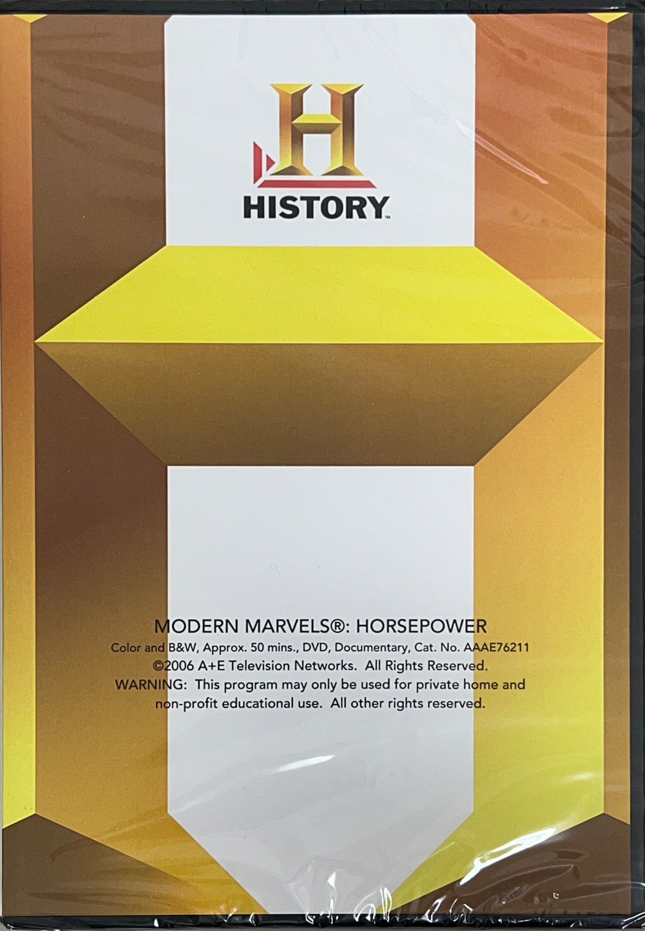 Modern Marvel DVD - Horsepower