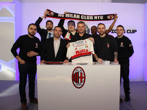 With Daniele Massaro at the ICC launch event, March 2019.
