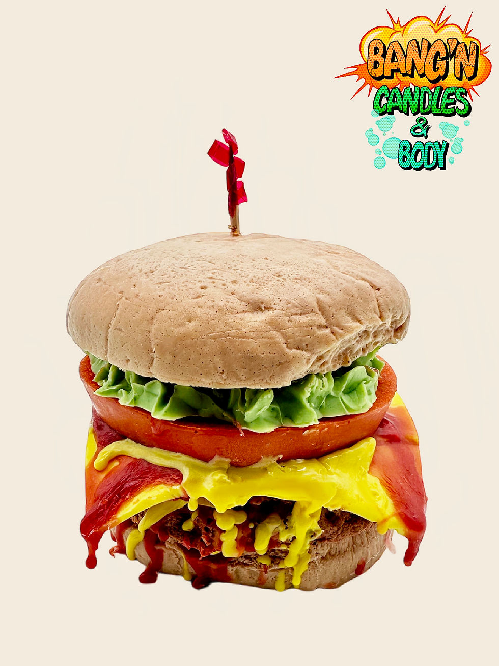 Cheeseburger Deluxe Soap Bar