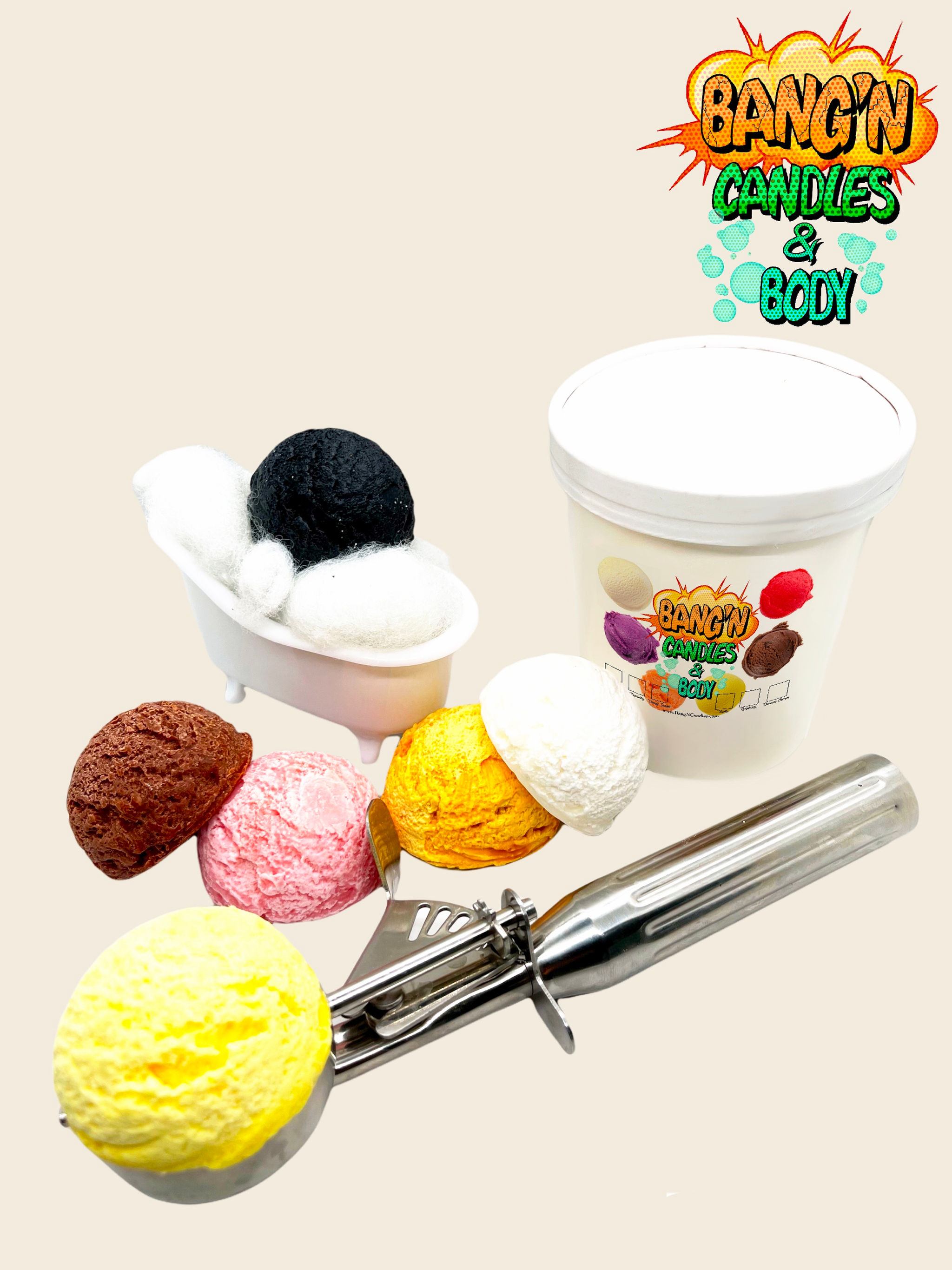 Ice Cream Melt Soap Bars