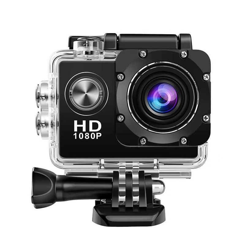 4K Ultra HD Action Camera 3MP 900mAh Underwater Waterproof Case Outdoor Sports H