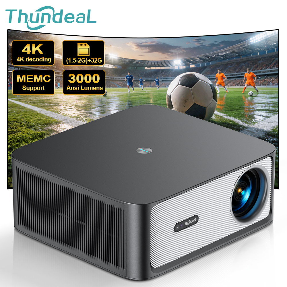 ThundeaL 3000Ansi 4K Full HD Projector TD98Pro 2G 32G Home Theater WiFi Android