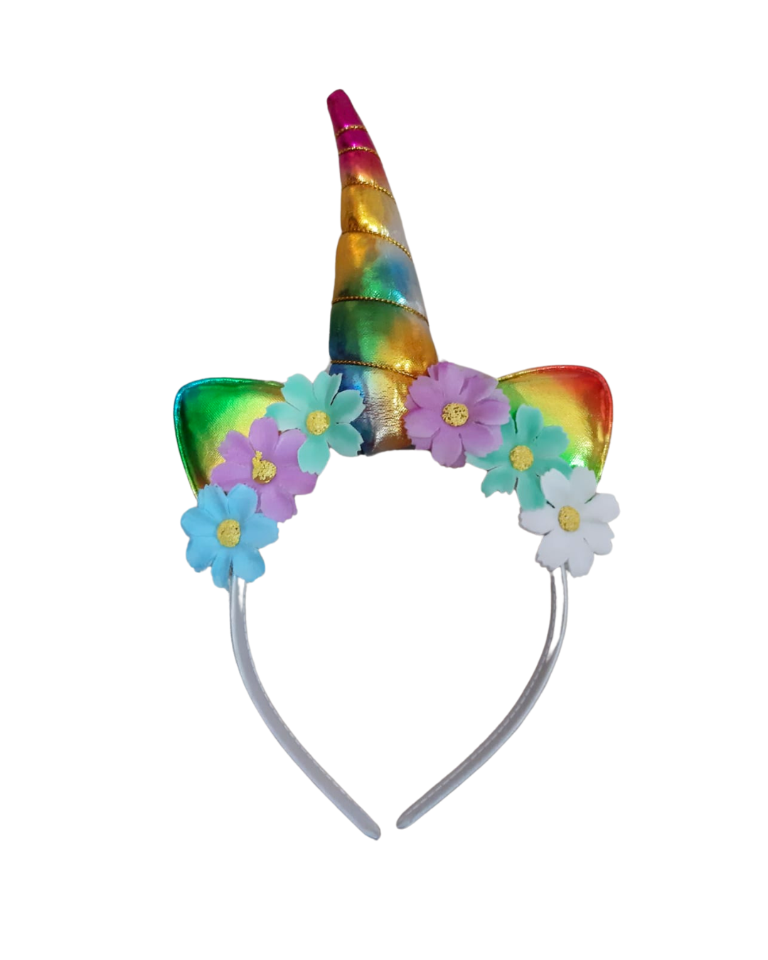 Tiara Unicórnio Floral