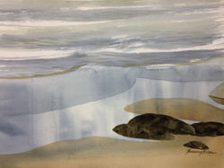 Sand reflections -Yachats